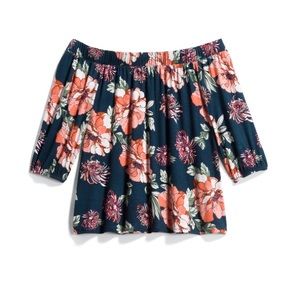 StitchFix Loveappela Off Shoulder Floral Top